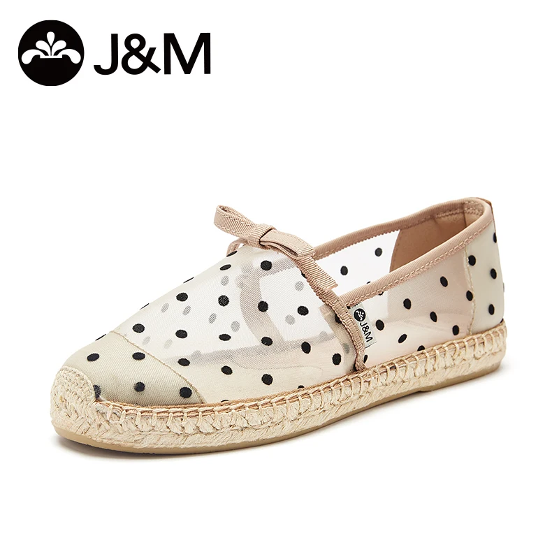 

Joy & Mario 2024 summer new style lazy one-leg flat-soled hollow breathable casual shoes