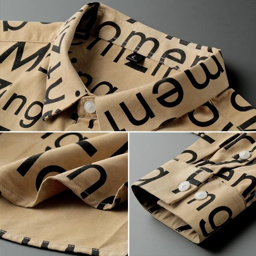 Рисунок 6 - Мужская рубашка цвета хаки с лацканами