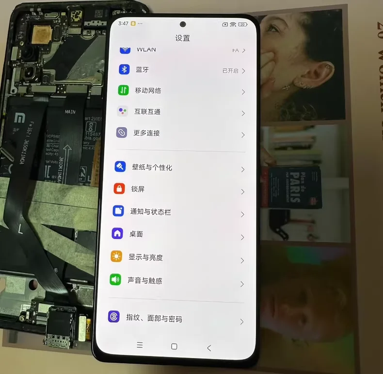 Original 120Hz AMOLED Display For Xiaomi POCO F3 M2012K11AG LCD