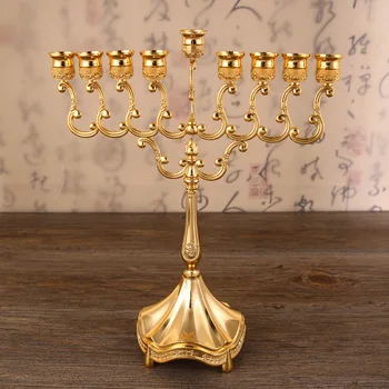 Star Menorah Hanukkah Candelabra 1