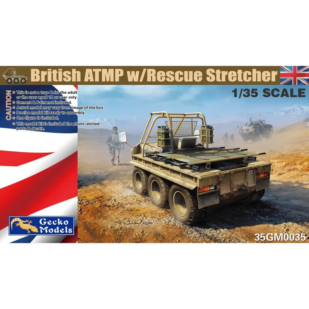 

Gecko Models 35GM0035 1/35 British ATMP w Rescue Stretcher - Scale Model Kit