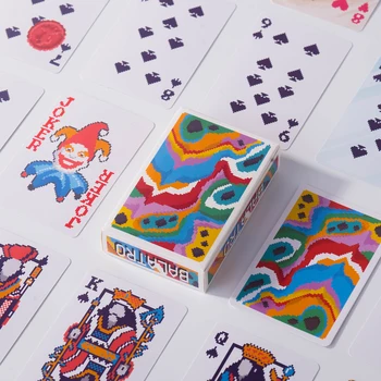 Classico set di carte da poker: gioco di società essenziale per riunioni, giochi da tavolo e divertimento festivo, carte da gioco durevoli e portatili