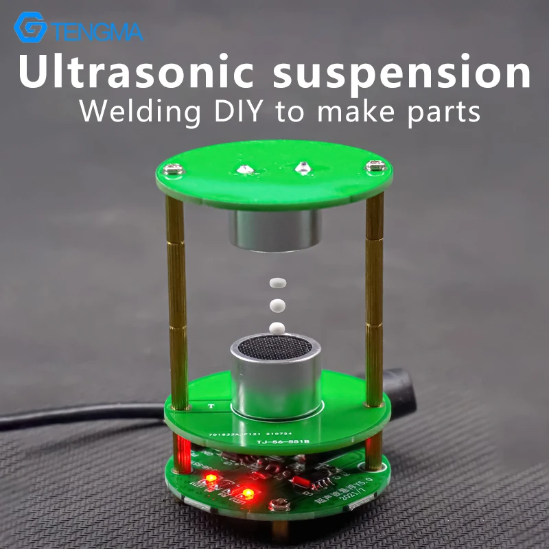 Kit Elettronica Educativa Modulo Levitatore Acustico Ad Ultrasuoni - Kit Didattico Per Esperimenti Levitazione A Onde Stazionarie