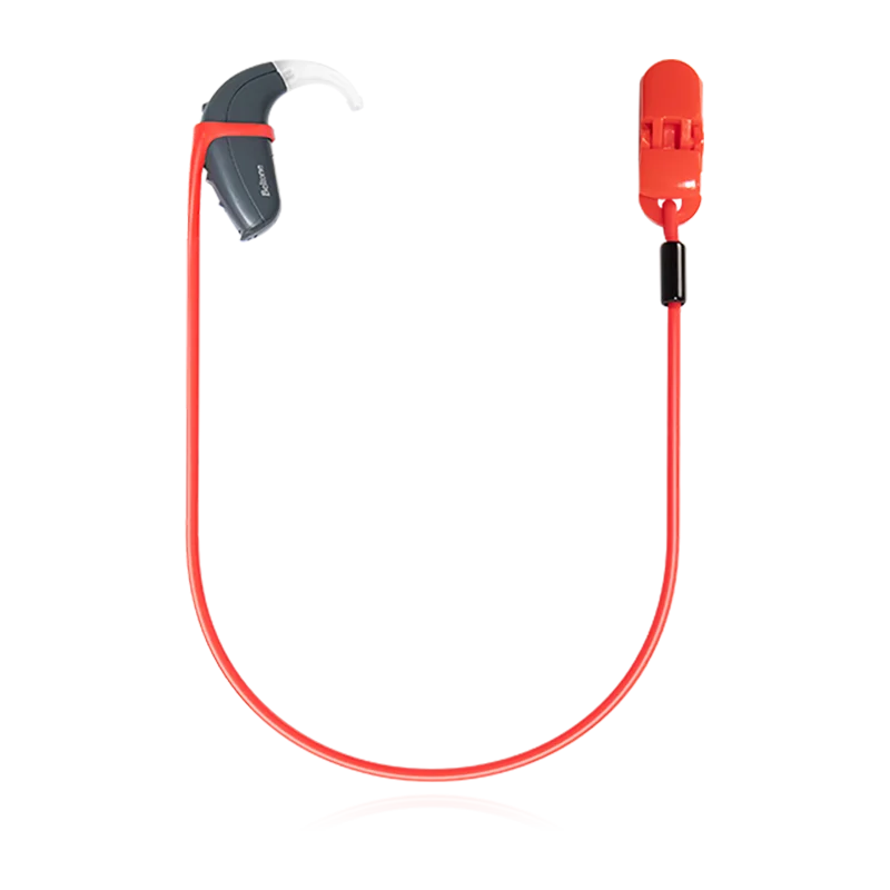 Waterproof Anti-Loss Clip with Silicone Elastic Cord for Hearing Aids and Glasses