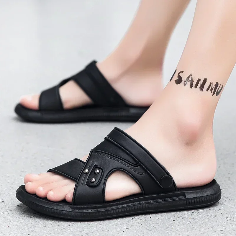 Adult Leather Men's Sandals Summer Shoes Outdoor Sandals leather sandals summer sandals