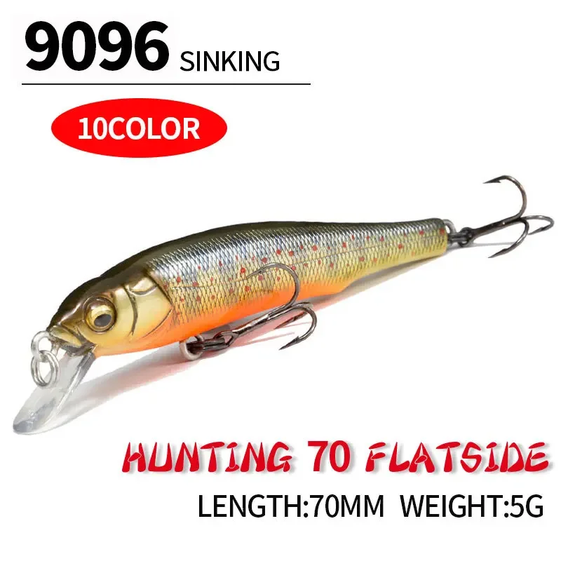 

Sinking Minnow 50s Wobblers Fishing Lures 70mm 5g Trout Artificial Plastic Hard Bait Jerkbait Crankbait Bass Fishing Tackle