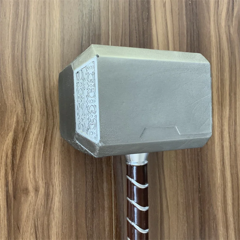 1:1 Thunder Hammer Cosplay Weapons Collectible Model Toys Superhero Props Accessories Halloween Decor Gift Toy Safe Rubber 3