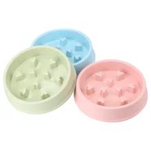 

Dog Cats Slow Down Eating Feeder Dish Dogs Supplies Anti Gulping Feeder Bowl Pet Dog Feeding Bowls