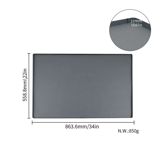 ซิลิโคนสแควร์ภายใต้อ่างล้างจานทําความสะอาดง่ายทนความร้อนหยดถาดกันลื่นกันน้ําท่อระบายน้ํา Pad ห้องครัว 6