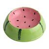 4 cute designs pet ceramics bowl watermelon strawberry shape cat food bowl small dog colorful water suppliers cat bowl 6