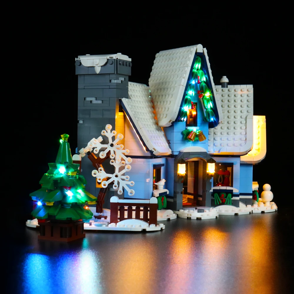 Vonado LED Light Kit for 10293 Santa’s Visit Building Blocks Set (NOT Include The Model) Toys for Children Christmas Gift 3