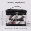New PVC Waterproof Makeup Bag Portable Cosmetic Bag Large Capacity Travel Toiletries Organizer Storage Bag GF015 3