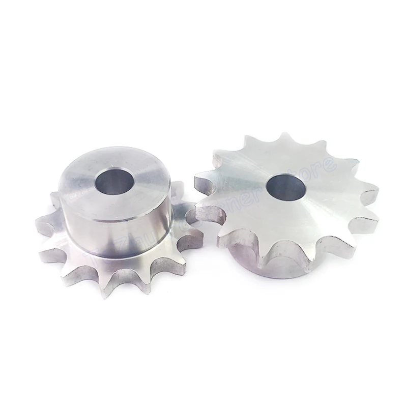1pc 10-25 Teeth 04C Chain Gear 304 Stainless Steel Bore 6mm 8mm 25H Industrial Sprocket Wheel Motor Chain Drive Sprocket