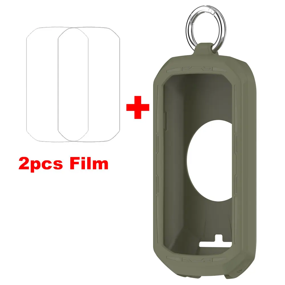 Premium Silicone Case with Screen Protector Film
