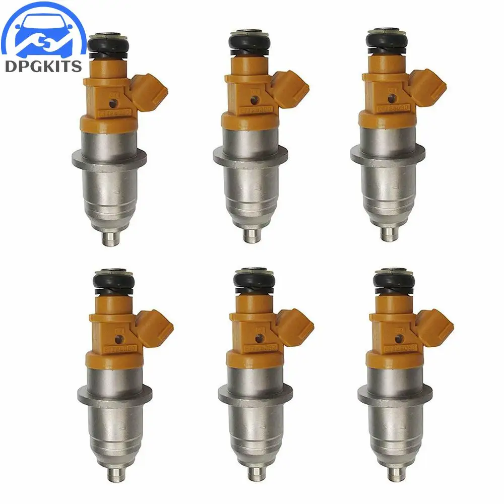 

6pcs Fuel Injectors 60V-13761-00-00 60V137610000 For 2003-UP Yamaha Outboard HPDI 250 300HP E7T25080 1465A011 MD361845 MR560555