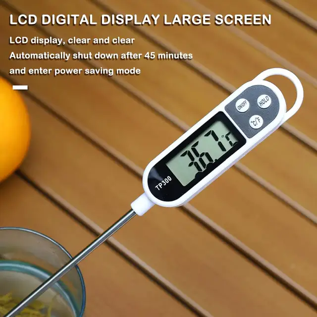 Hordozható Élelmiszer -Hőmérő Tp300 Digitális Konyhai Hőmérő Hús Főzési Szonda Bbq Elektronikus Sütő Szerszámok - Image 2