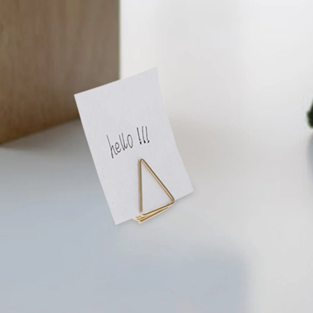 

20 шт. трехмерные Зажимы для бумаги из алюминиевого сплава