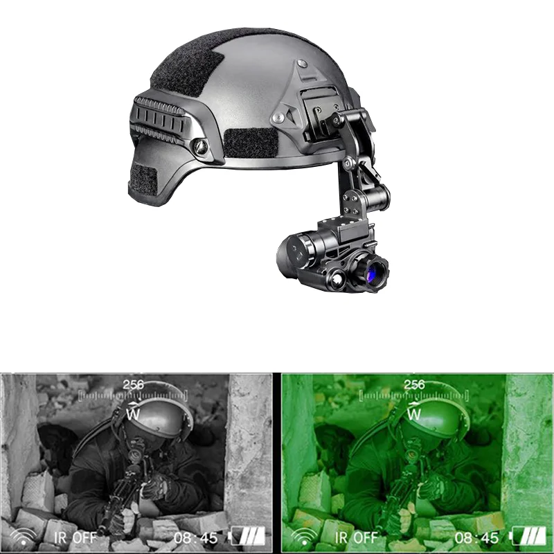 Nvg10 – Casque Avec Lunettes De Vision Nocturne, 1920x1080p, Tête Tactique  Verte, Monoculaire, Wifi Ip66, Dispositif De Vision Nocturne Pour La Chasse  - Télescopes Et Jumelles - AliExpress