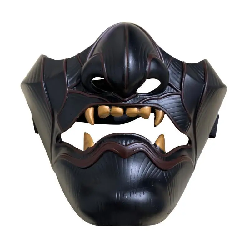 

Game Cosplay Resin Masks Scorpion Japanese Anime Mask Masker Unisex Halloween Party Demon Kabuki Cosplay Props