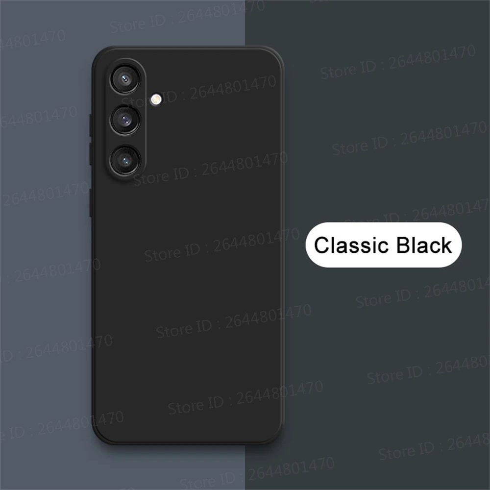 Square Liquid Silicone Shockproof Back Cover