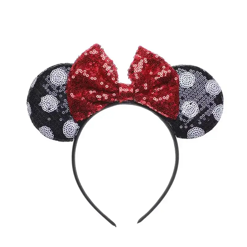 Anime Mouse Ears Headhand Cosplay Kawaii Cartoon Elastic Hair Accessories Party Sequin Bows Hairband Toys Children Adults Gift - Image 19