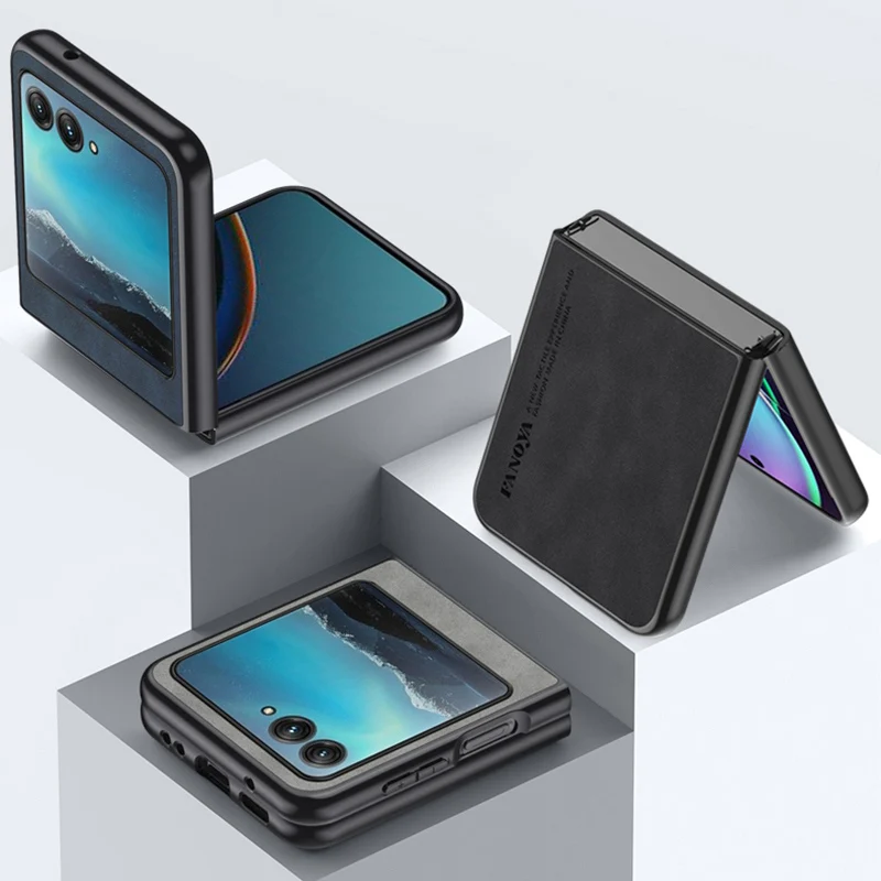 Per Motorola Moto Razr 40 Custodia Antiurto In Pelle Di Montone Di Lusso Per Motorola Razr 40 Ultra Cover Coque