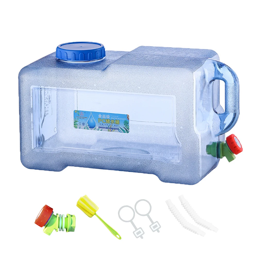 18/20/22L Camping Water Container Leak-proof Pure Water Canister Kit Large-Capacity Easy To Clean with Faucet for Hiking Fishing