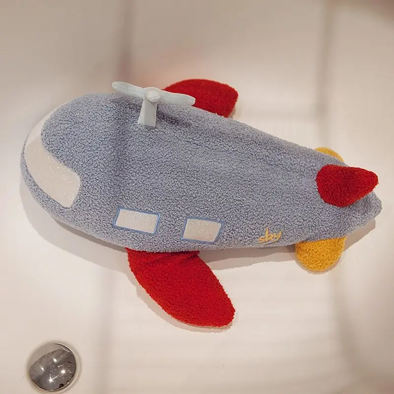 60cm plush Rocket Space Theme Party Cute Astronauts Rocket and Plane Plush Toys Tent Room Throw Living Room Decoration Pillows 2