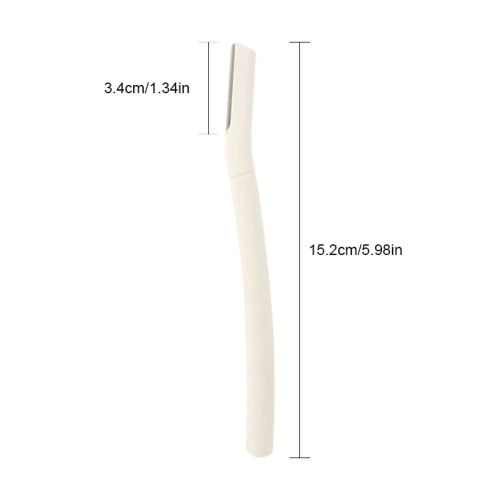 3/6/9PCS Wheat Straw Dermaplaning Blade Biodegradable Eco-friendly Facial Hair Razor Stainless Steels Eyebrow Shaper Women
