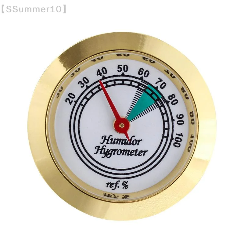 【SSummer10】가습기용 황동 아날로그 습도계 43mm 고정밀 기계식 습도 테스터 박스 바이올린【SS】