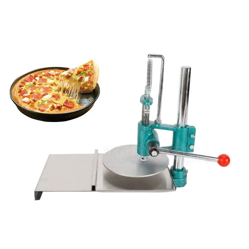 

Manual Flat Bread Flattening Machine Diameter Dough Sheet Pressing Machine Pizza Presser Pancake Press Machine