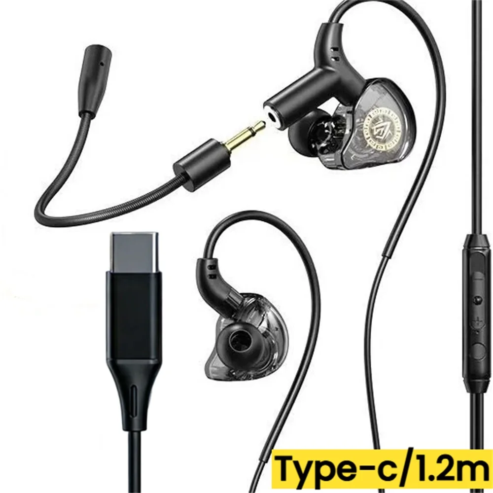 ตัวเลือกสินค้า หูฟังเกมมิ่งสเตอริโอ 3.5 มม./Type C พร้อมไมโครโฟน 360°