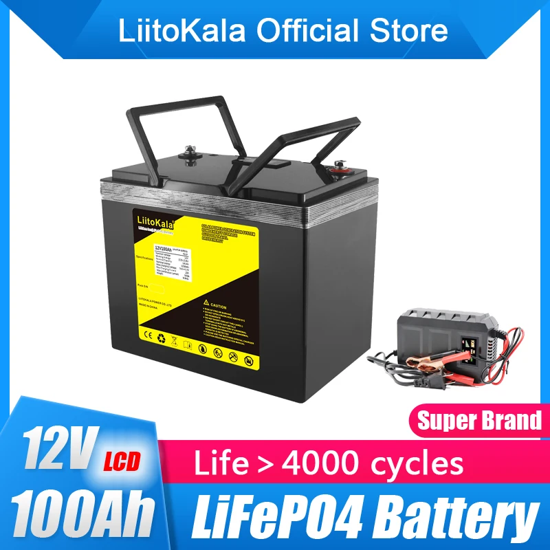 LiitoKala 24V 80Ah 100Ah Lifepo4 Batterie Power Batterien für 8S