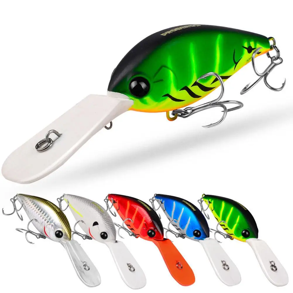 

12.5cm-24.5g Fishing Lure With Treble Hooks Artificial Crank Hard Bait Crankbait Fishing Tackle For Fishing Lover Dropshipping