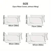 2pcs Zippered Waterproof Pillow Cover, Oil-resistant Knitted Pillow Protector for Bed Sleeping Pillowcase 3