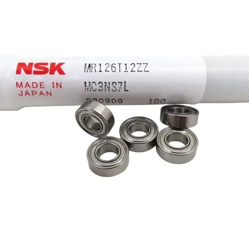 Original NSK bearing MR126ZZ 6*12*4mm L-1260ZZ Miniature ball bearings for motor MR126 MR126Z 1260 6x12x4 mm