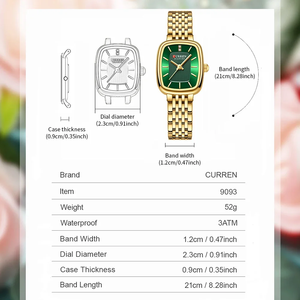 Fashion Dress Watches For Ladies Simple Quartz Stainless Steel Bracelet Wristwatch_voghion.com