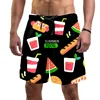 New Harajuku Ice Cream Printing Beach Shorts Tropical Fruits Graphic Board Shorts Men Fashion Funny Swiming Trunks Hawaiian Pant 2
