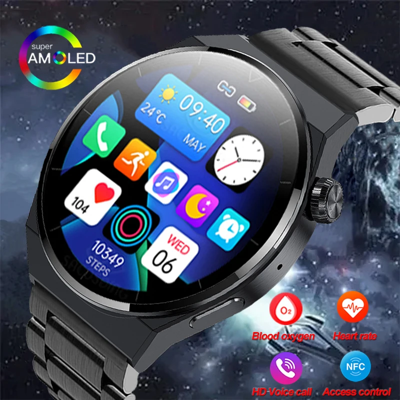 2023 Nfc Smart Watch Men Gt3 Pro Amoled 390*390 Hd Screen Heart Rate ...