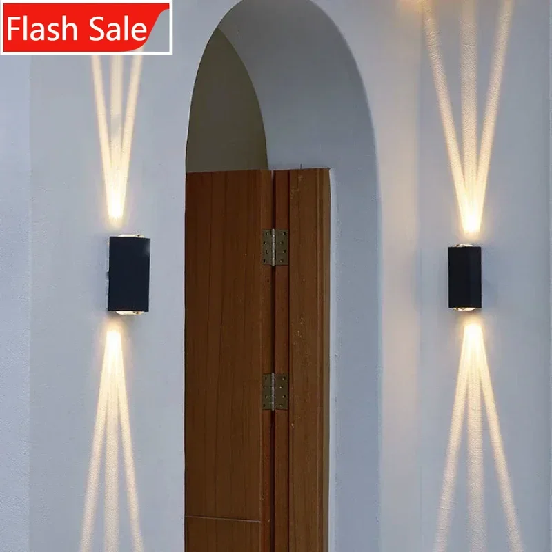 Applique Cubo Led 6W Faro Faretto Lampada Da Parete Per Muro Con Doppia Luce - Foto 6