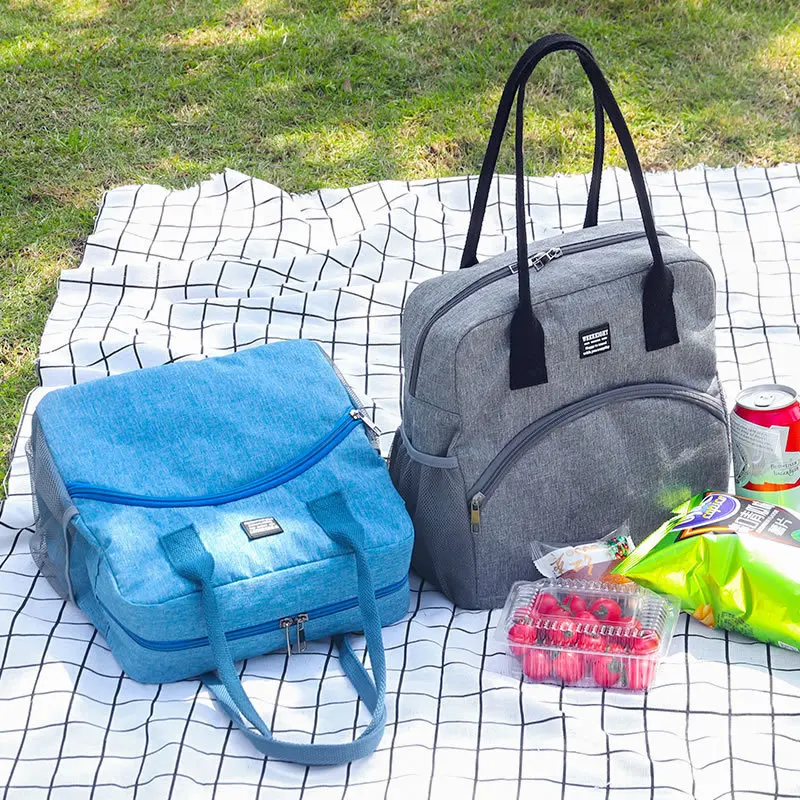 

Fresh Insulation Lunch Bags for Women Man Thermal Insulated Shoulder Bag Picnic Food Cooler Box Tote Storage Ice Bag Loncheras