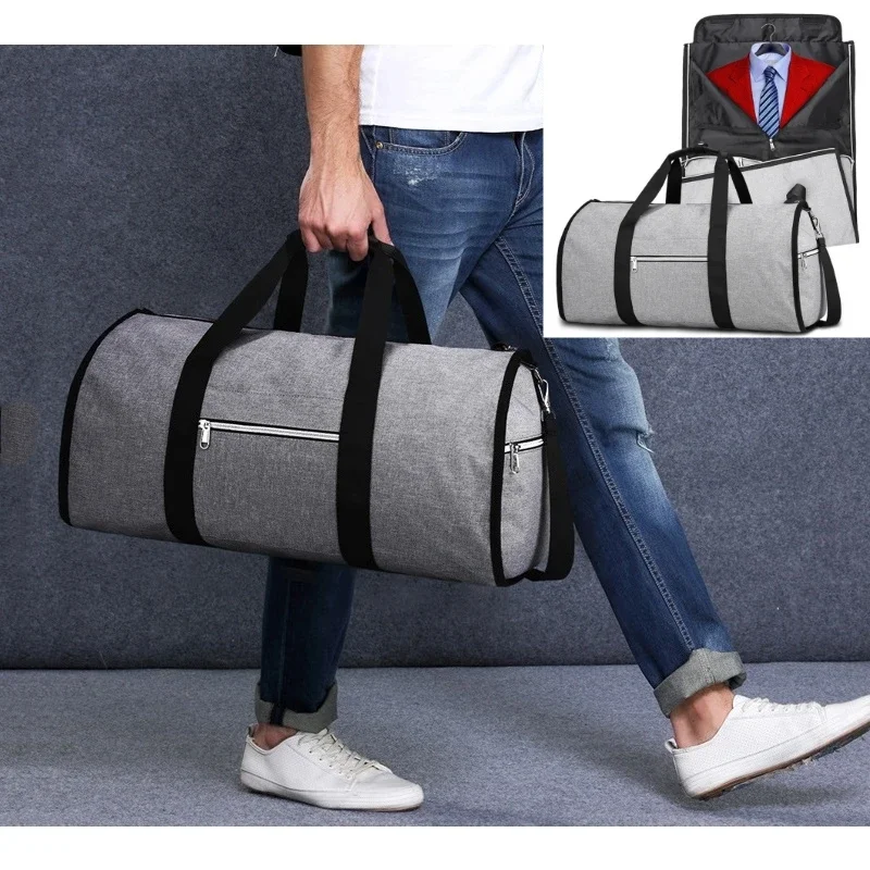 

Premium Suit Bag Folding Business Travel Suit Case Suit Protective Cover Garment Bag Luggage Handbag Waterproof Travel Organizer