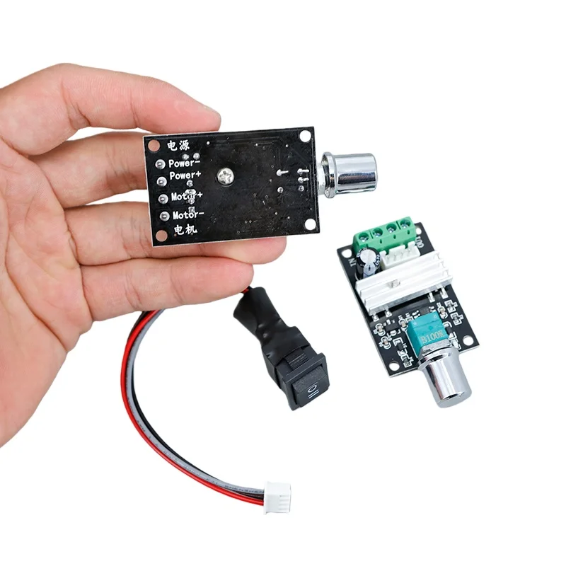 1PCS DC 6/12/24/28V 3A 80W DC 모터 속도 컨트롤러 PWM 속도 조절 가능 가역 스위치 1203BB DC 모터 드라이버 반전