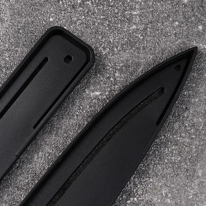 Black Plastic Knife Sheath Protector, Knife Cover, Blade Guard Case, Kitchen Accessories