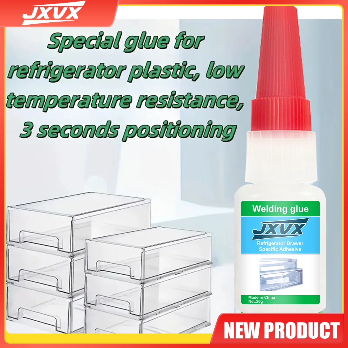 Superior Transparent Waterproof Glue - Odorless, Versatile, All-Purpose Adhesive