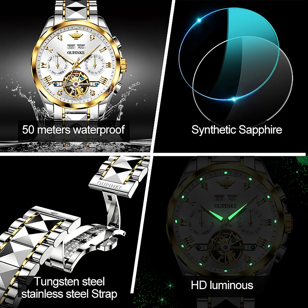 Orologio da polso SEIKO in lega, resistente all'acqua 30bar, stile business