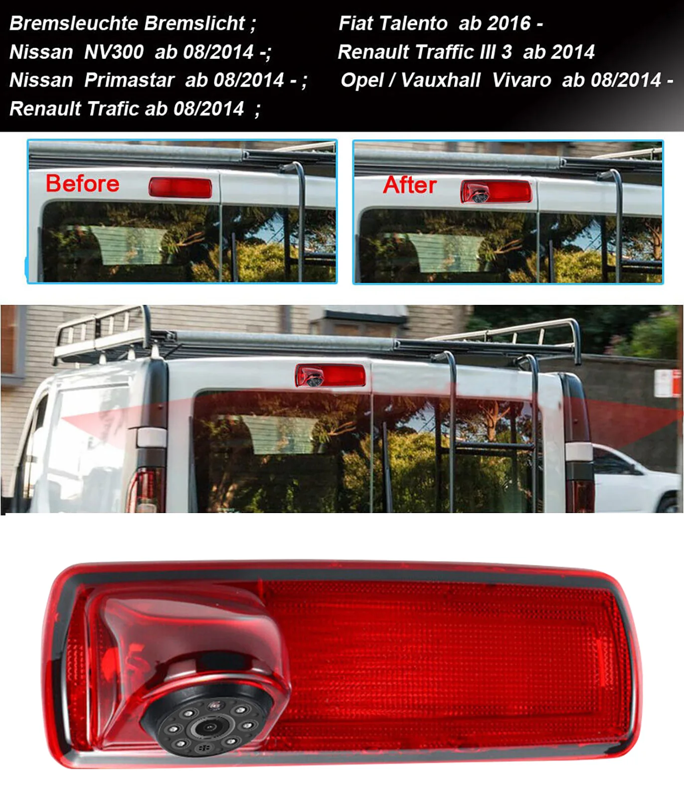 9 "Android 14 Rückfahrkamera Auto Stereo CarPlay Android Auto Für Vauxhall Opel Vivaro B Renault Trafic GPS NAVI BT wifi SWC FM – Detail 26