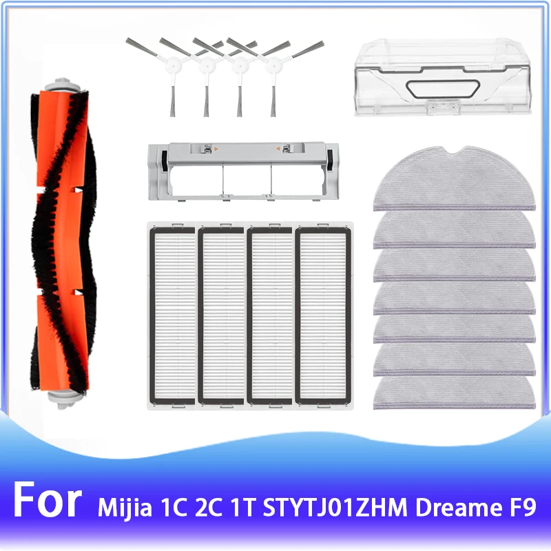 Pwshymi Kit Filtri E Spazzole Per Robot Aspirapolvere - Compatibile Con Mijia 1C, F9, 1T E Mi Vacuum