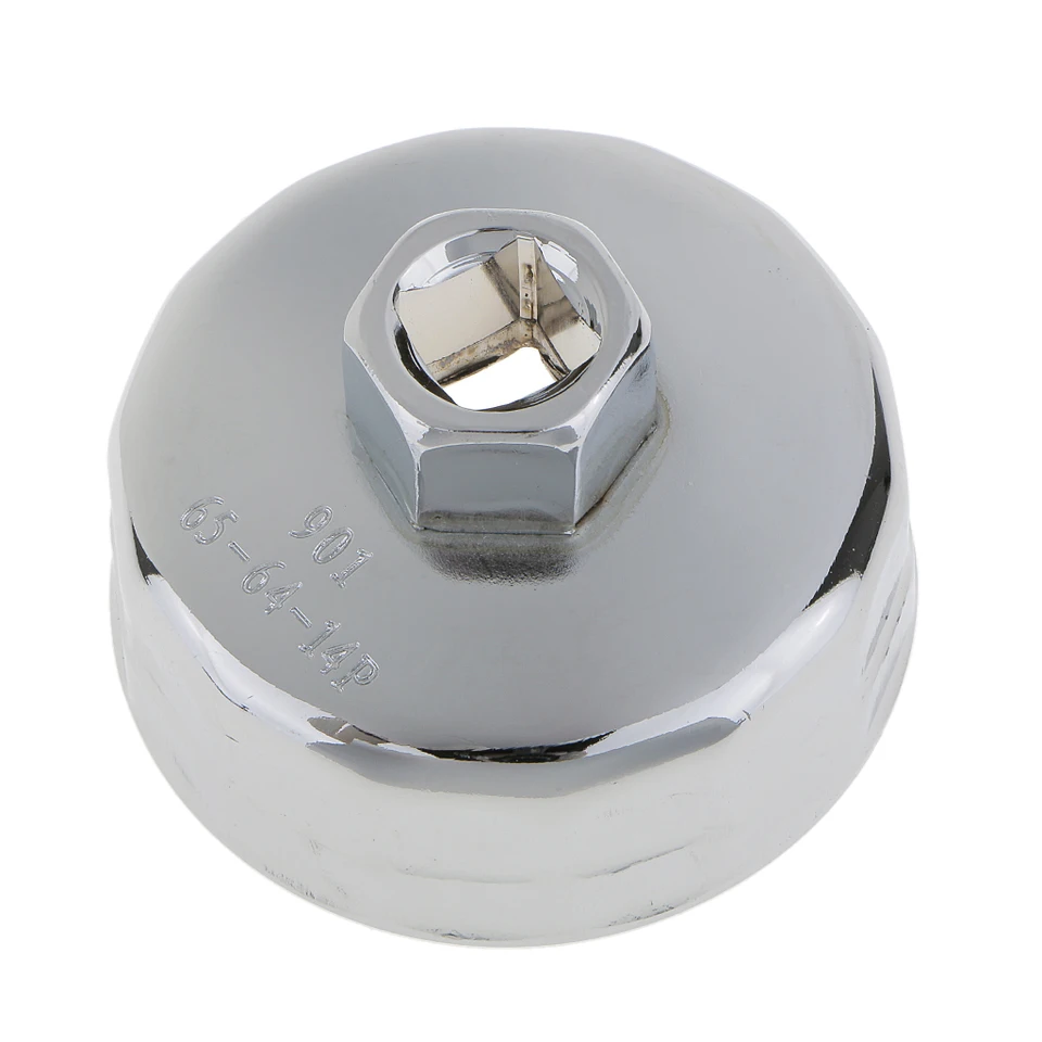 Chiave Per Filtro Olio A 14 Scanalature 65 Mm In Alluminio – Utensile Per Rimozione Alloggiamento E Tappo, Adatto Per Auto A8 E Applicazioni Industriali