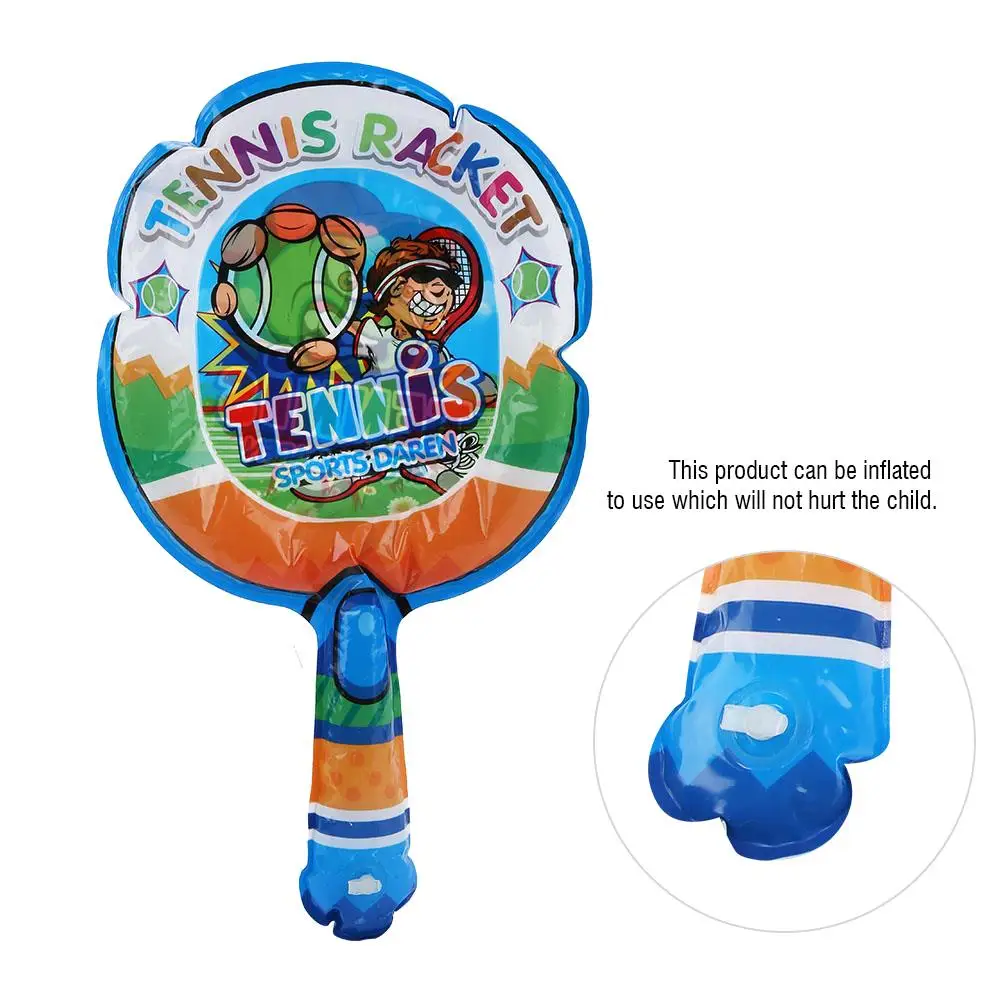 Inflatable Children Tennis Racket and Ball Set Outdoor Sports Toy Kids Child Favorite Tennis Game